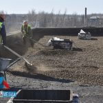 Специалисты из Сибири ремонтируют кровлю Свердловской центральной городской многопрофильной больницы