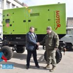 Сверхмощный дизельный генератор передала Удмуртская Республика Лутугинскому муниципальному округу