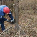 Бригада ульяновцев приводит в порядок электрические сети в Лутугинском район ЛНР 