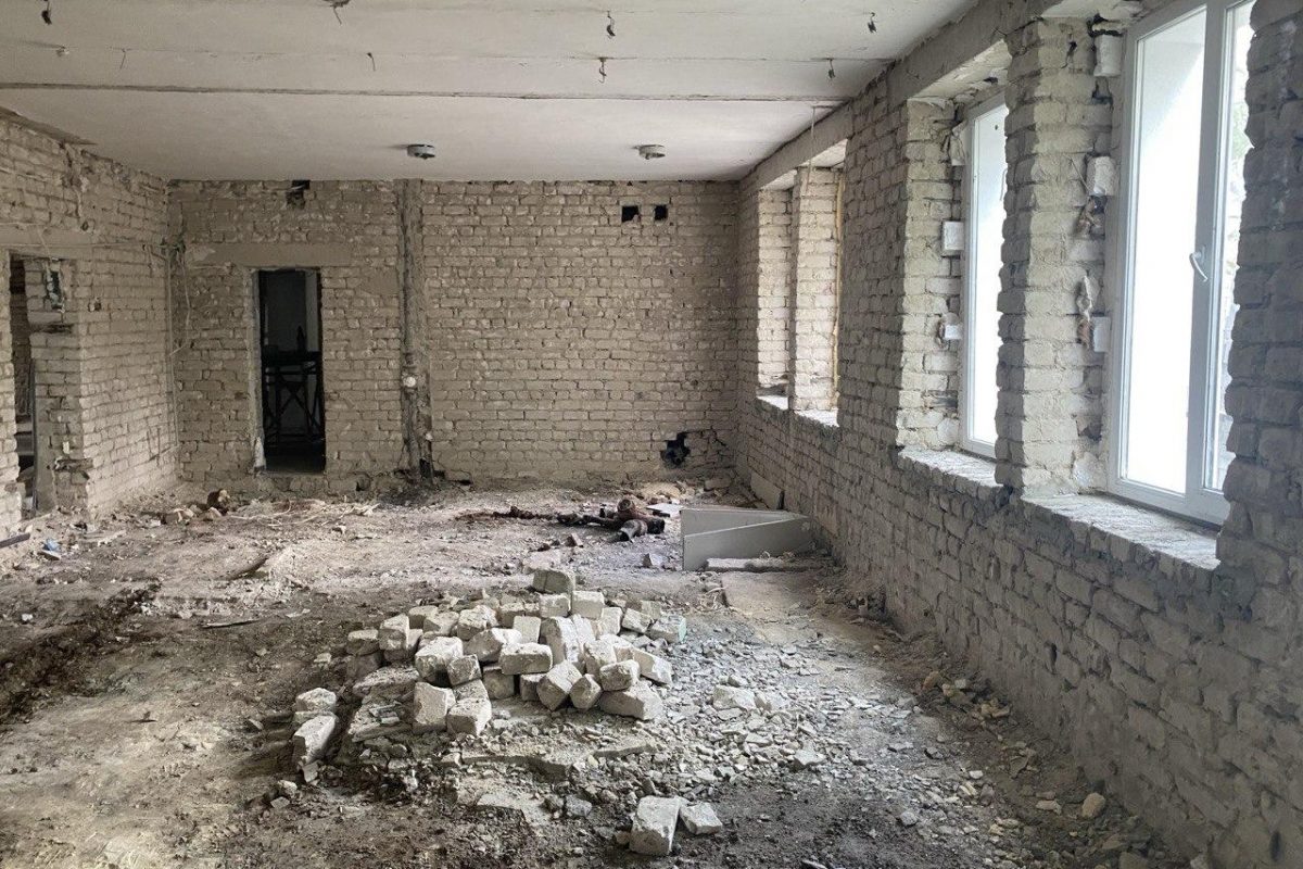 Продолжается ремонт многопрофильной больницы в Белокуракино