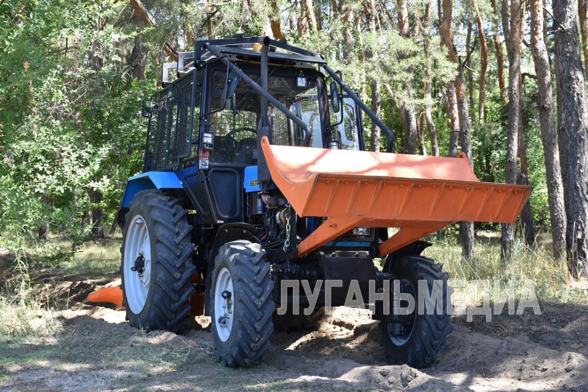 Лесоохотничьи предприятия Республики проводят мероприятия по устройству минерализованных полос вокруг лесных массивов