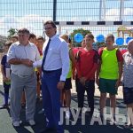 В Беловодске открыли детскую площадку