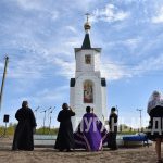 В центре поселка Городище состоялась торжественная церемония открытия памятного знака Икона «Отечество»