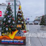 Алчевск украсил центр Луганска своей новогодней елью