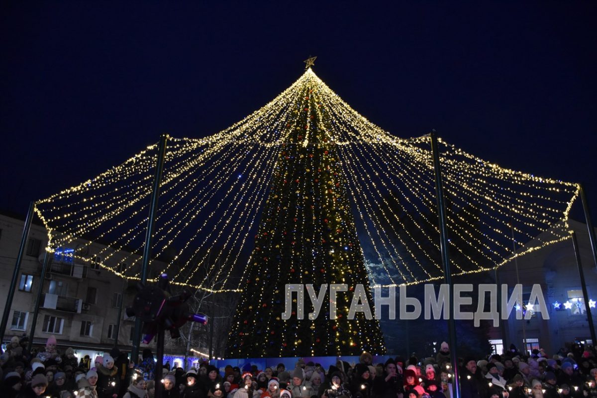 В Перевальске открыли главную елку муниципалитета