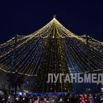 В Перевальске открыли главную елку муниципалитета