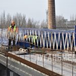 Работы по восстановлению путепровода по ул. Советской завершены на 70%