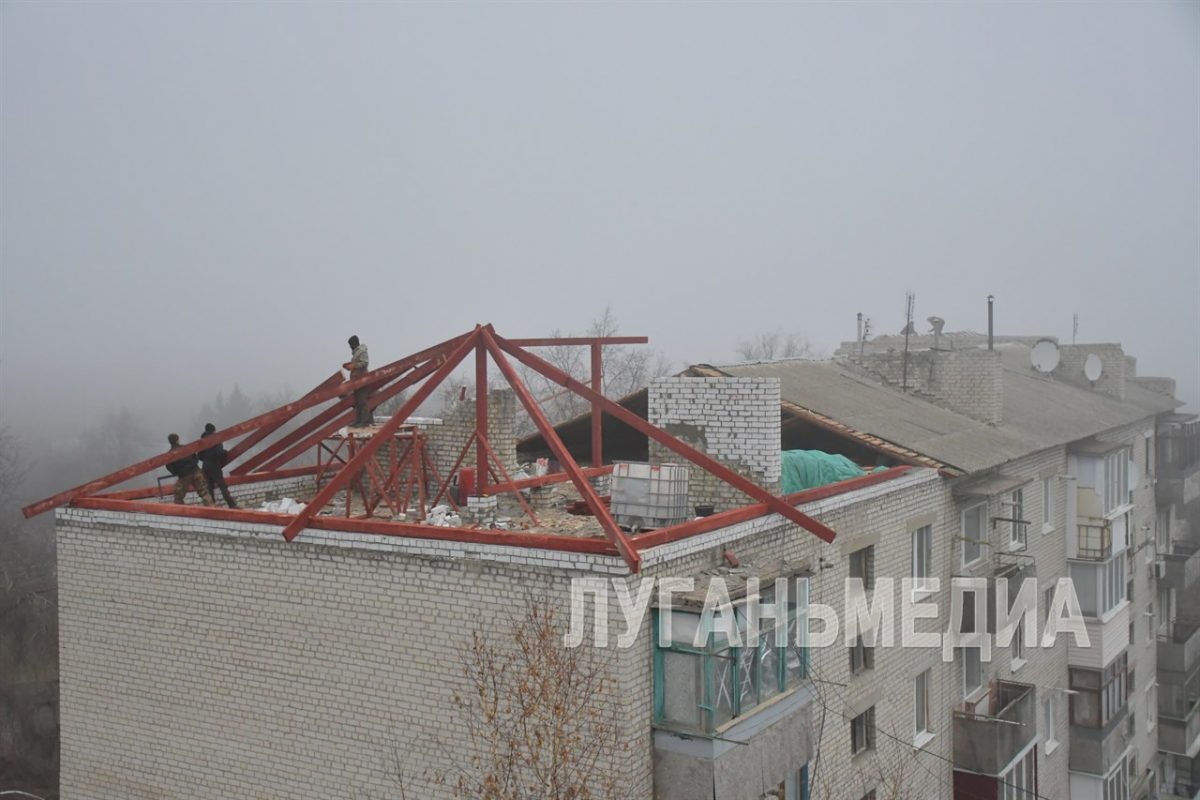 Специалисты из Калужской области осуществляют ремонтно-восстановительные работы в Первомайском городском округе