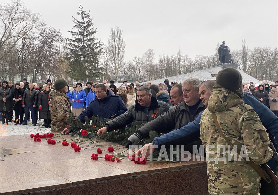 Жители Меловщины отметили 82-ю годовщину со дня освобождения от немецко-фашистских захватчиков