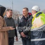 Яна Пащенко ознакомилась с ходом работ на путепроводе на улице Советской