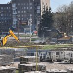 В Алчевске приступили к благоустройству главной площади
