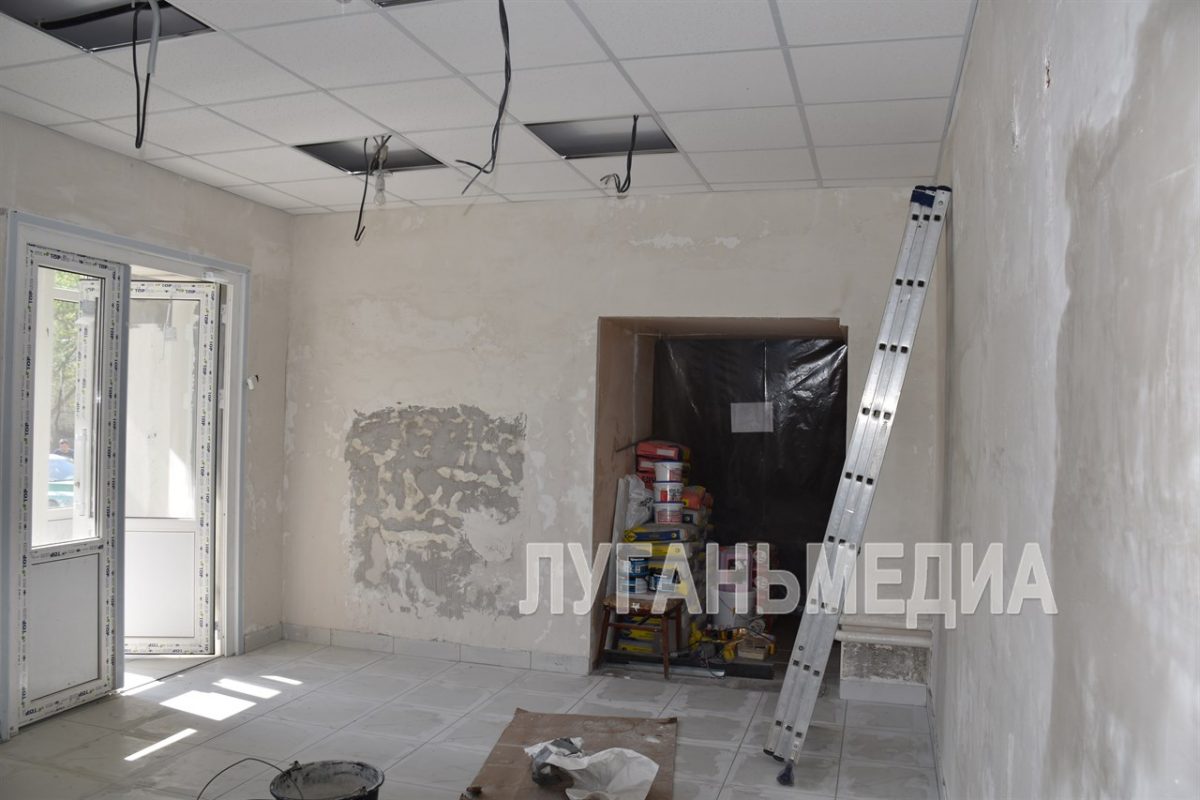В Краснодонской городской стоматологии скоро закончат капитальный ремонт