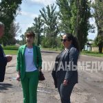 В Новопсковском муниципальном округе продолжается ремонт дорожного полотна по маршруту Ганусовка – Новороссошь