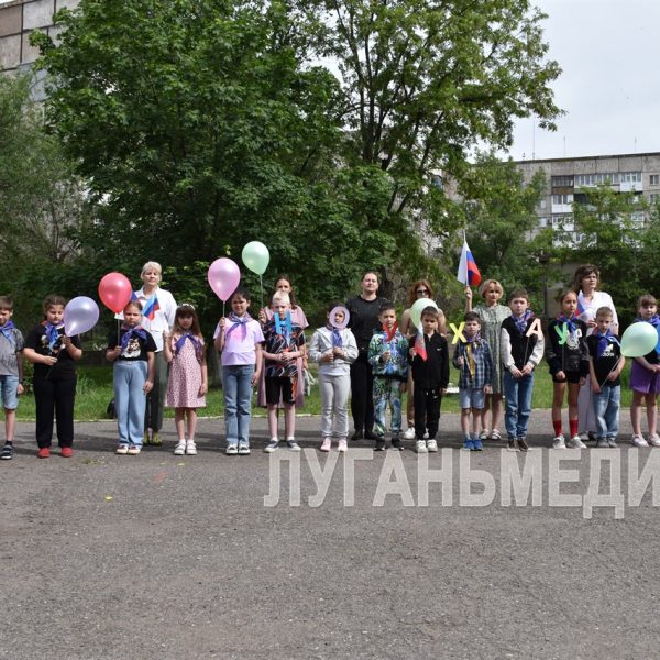 В Алчевской гимназии открылась пришкольная летняя площадка для младшеклассников «НОУ ХАУ»