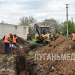 В селе Новофедоровка продолжается прокладка новой ветки водовода