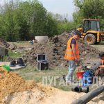 В Брянке шефы производят замену аварийного участка водовода ВНС «Криворожская» – «Подключение ЦГБ»