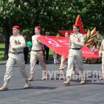 В Алчевске состоялась торжественная церемония поднятия Знамени Победы – главного символа всенародного праздника