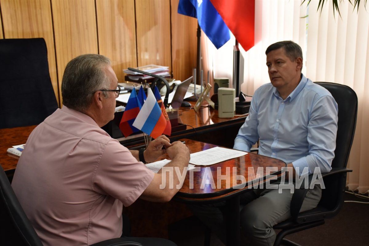Председатель Правительства ЛНР Егор Ковальчук с рабочим визитом посетил Антрацитовский м.о.