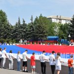 На центральной площади Антрацита прошло торжественное мероприятие «С любовью и верой в Россию»