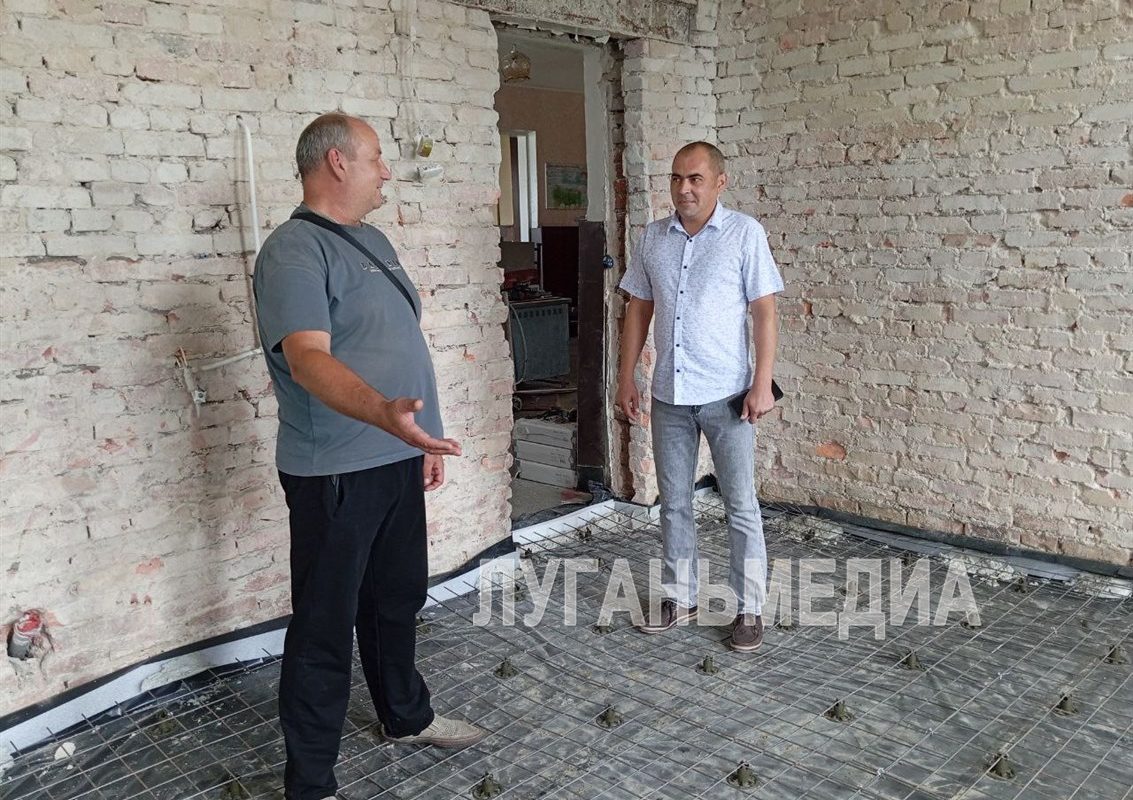 В Лозовской школе идут ремонтно-восстановительные работы