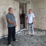 В Лозовской школе идут ремонтно-восстановительные работы