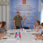 Первомайск с рабочим визитом посетил министр молодежной политики Михаил Голубович
