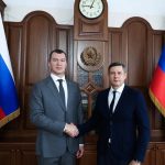 Министр спорта РФ Михаил Дегтярев провел встречу с председателем Правительства ЛНР Егором Ковальчуком