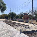 В парке имени Воровского продолжаются ремонтные работы