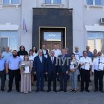 Краснодонских шахтеров поздравили с профессиональным праздником