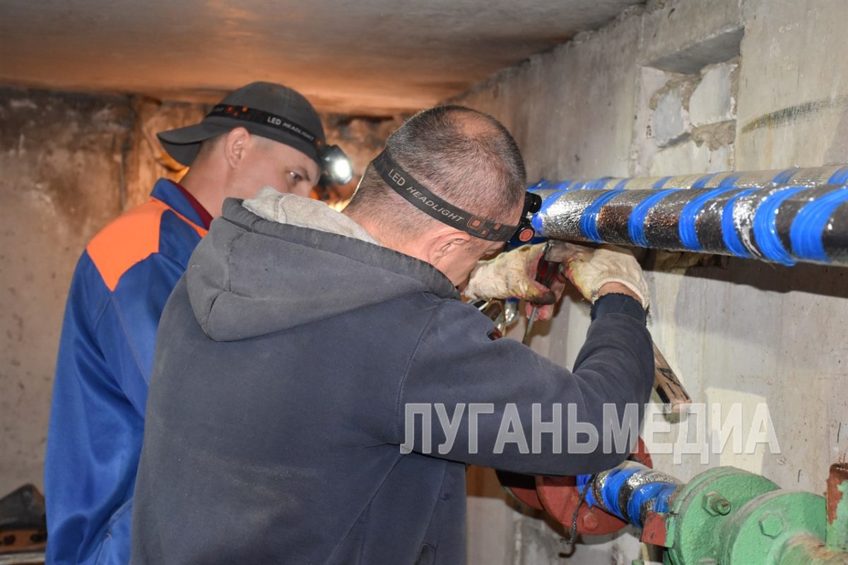 В Алчевске завершается подготовка многоквартирных домов к отопительному периоду 2025-2026 гг