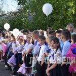 Торжественная линейка в честь первого звонка состоялась в Первомайской школе
