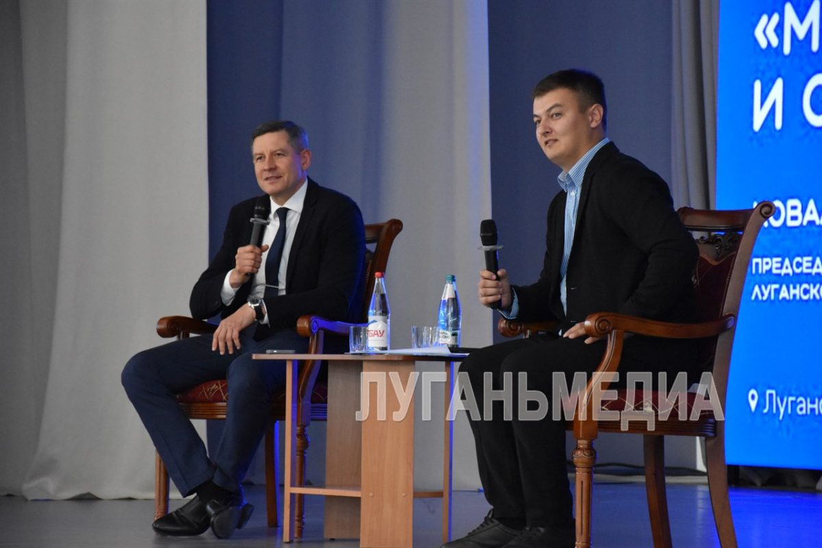 В ДонГТУ состоялась встреча студентов вуза с Председателем Правительства ЛНР Егором Ковальчуком