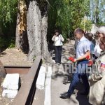 В День освобождения Красного Луча жители почтили память погибших земляков