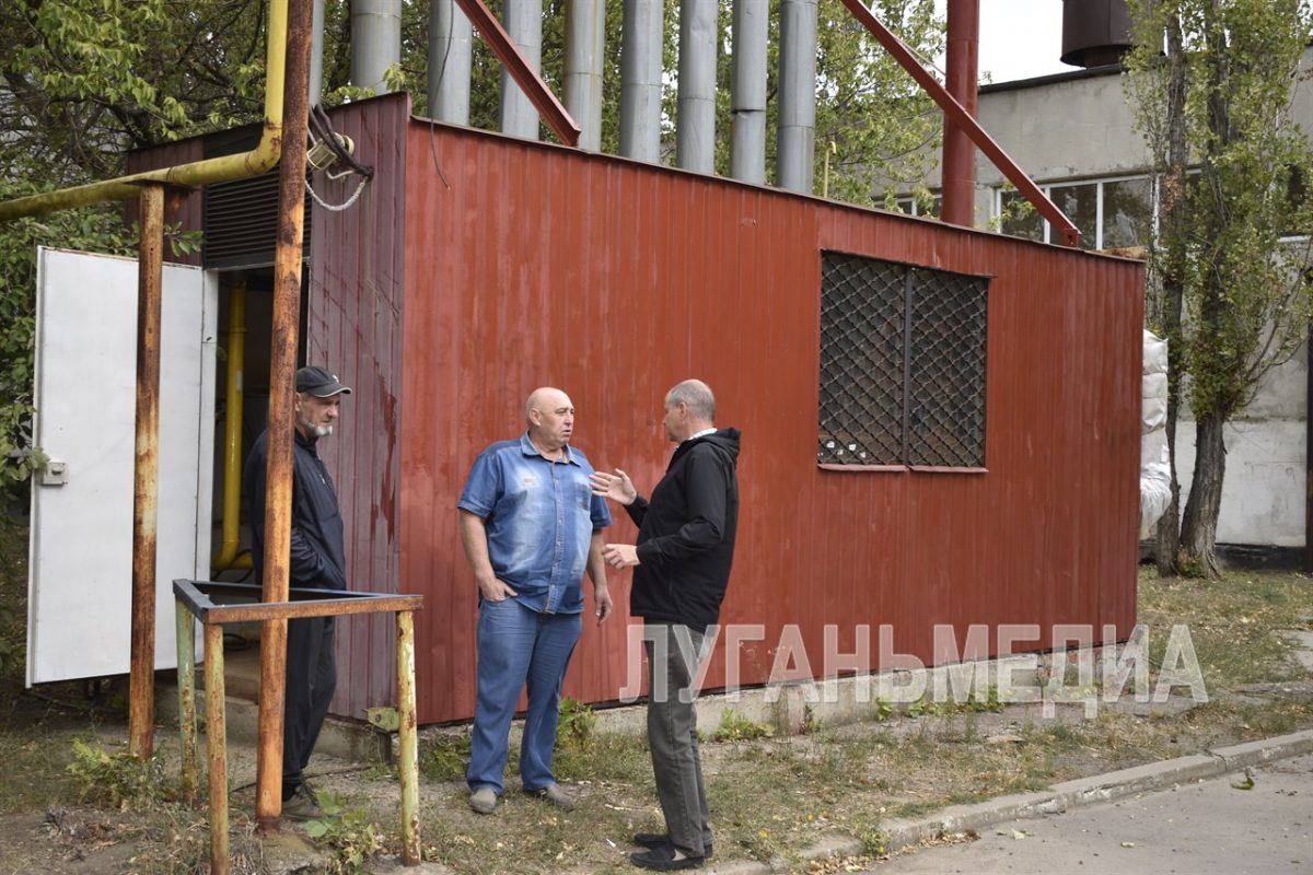 Управление «Алчевсктепло» завершило ремонтные работы на модульной газовой котельной в Брянке