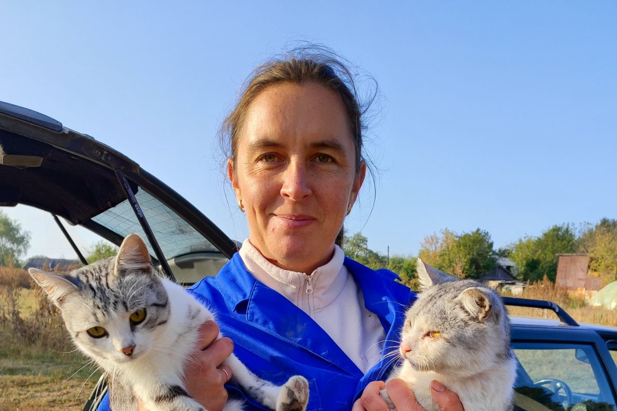 Ветеринар из Станицы Луганской Наталья Титаренко свою профессию любит всей душой