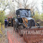 В Свердловске идет капитальный ремонт водопровода до ул. Барбюса