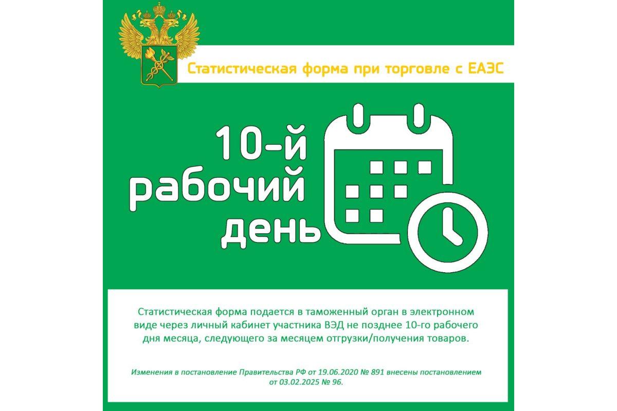 Луганская таможня напоминает о правилах и сроках подачи статистических форм учета перемещения товаров