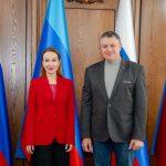 Леонид Пасечник встретился с директором Единого института пространственного планирования Российской Федерации Диной Саттаровой