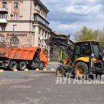 В Алчевске стартовало благоустройство территории бульвара и площади по проспекту Ленина