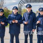 Юные луганчане приняли участие в акции «Георгиевская ленточка»