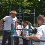Студенты колледжа провели коллективную тренировку в Ровеньках