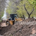 В Молодогвардейске ремонтируют дорогу