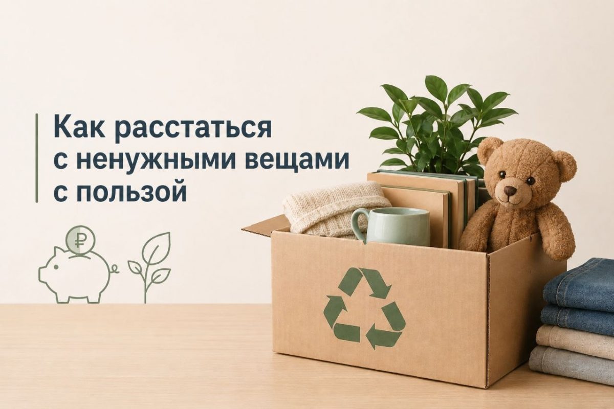 Как расстаться с ненужными вещами с пользой