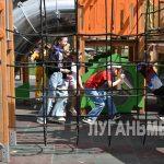 В Антраците в сквере им. Т. Г. Шевченко прошла игровая программа «Город счастливого детства»