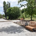 В Перевальске продолжается благоустройство общественных пространств