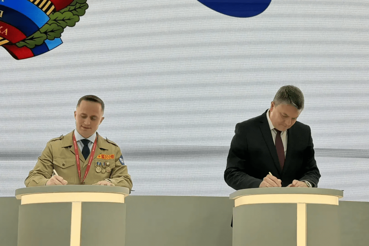 Леонид Пасечник сообщил, что подписал соглашение с Российскими студенческими отрядами