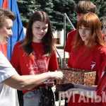 В Антраците студенты и активисты «Движения Первых» организовали патриотическую лотерею