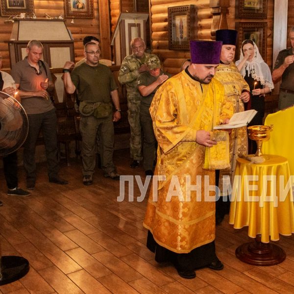 Союз ветеранов Донбасса принял участие в праздничном молебне