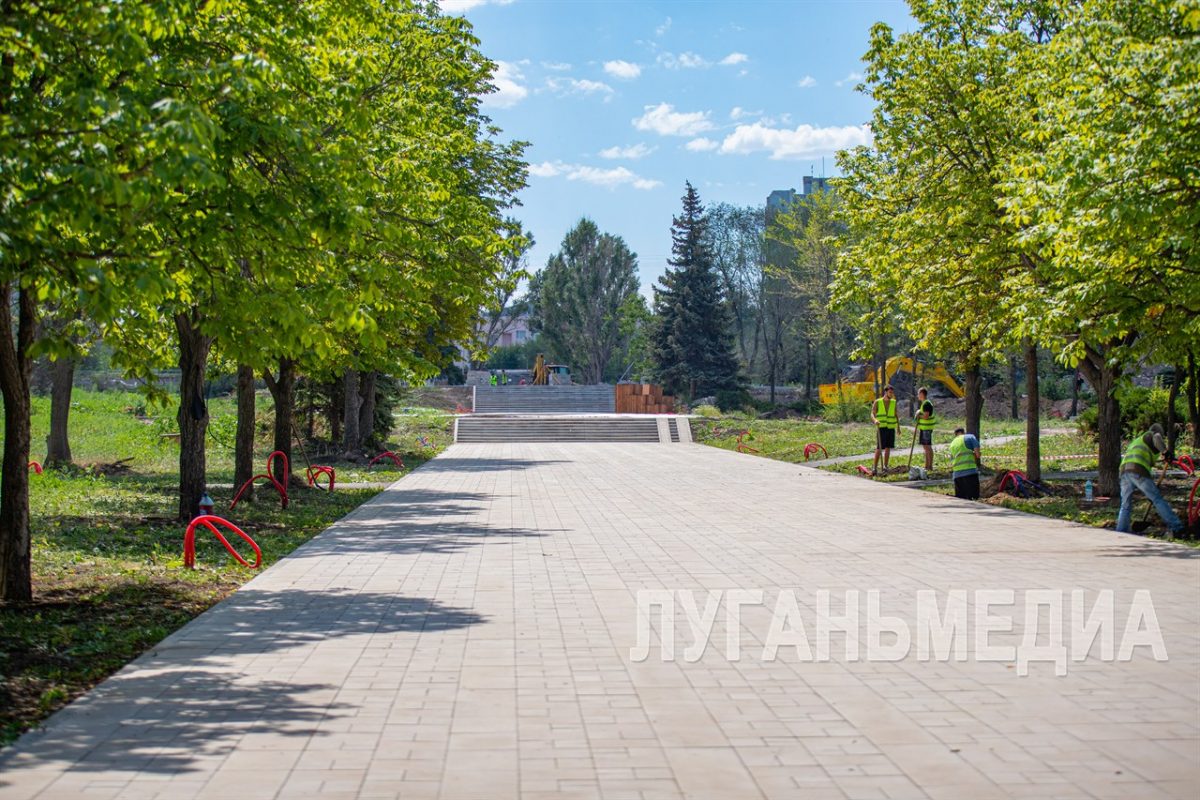 В парке «Дружба» идет третий этап восстановительных работ