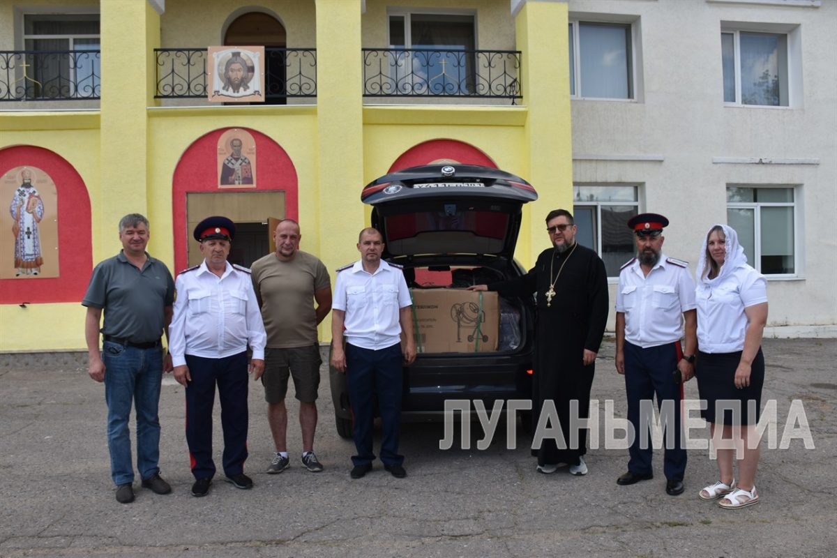 Казаки оказали помощь Свято-Николаевскому храму в Брянке